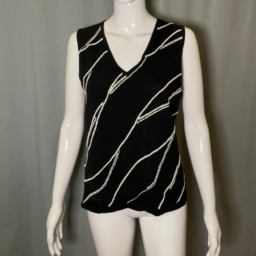 Beautiful Beaded / Embroidered + Sequins Tank Top Vintage SALE